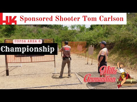 Heckler & Koch "HK" Sponsored Shooter Tom Carlson 2023 USPSA Area 6