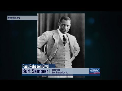 NJ New Brunswick Paul Robeson Boulevard