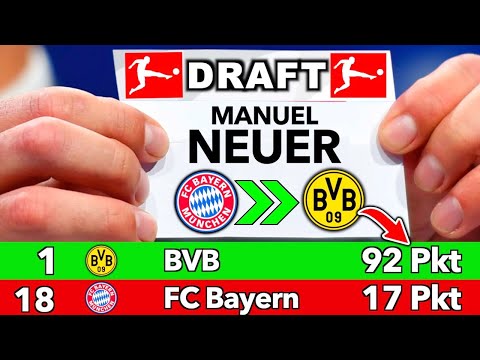 Was wäre, wenn die BUNDESLIGA ein DRAFT SYSTEM hätte? 👀🏆