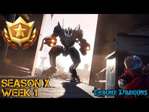 Season X Week 1 Secret Battle Star Location - Fortnite Battle Royale