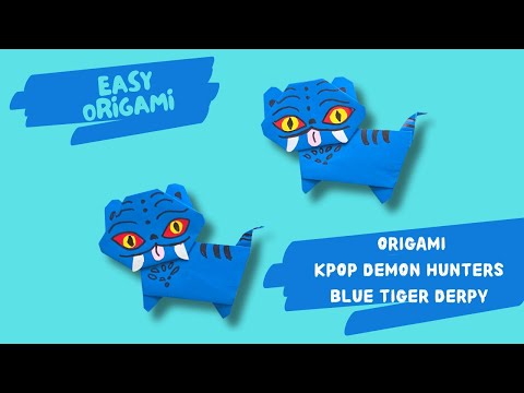 How to make a Cute Cat Origami  Easy Paper Folding for Kids and Beginners
