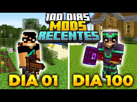 100 DAYS SURVIVAL WITH EPIC MINECRAFT MODS - THE MOVIE