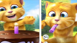 Talking Ginger Eating