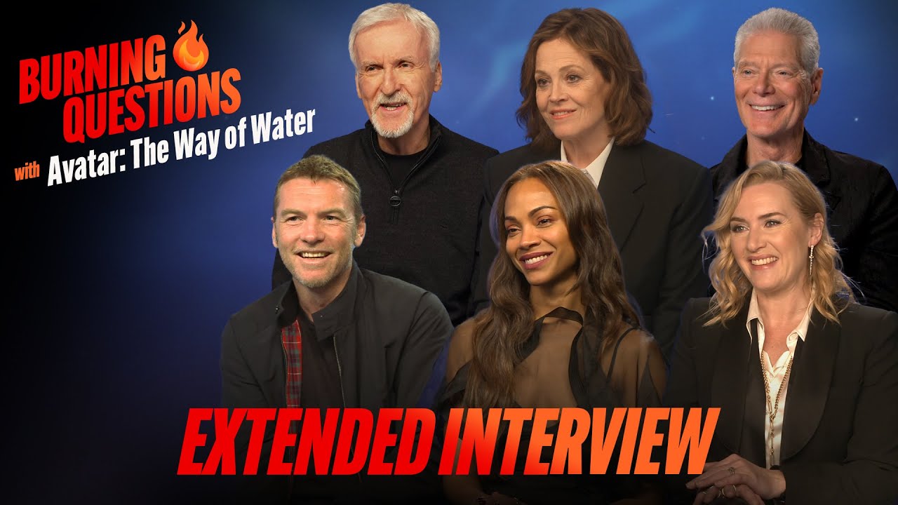 Avatar: The Way of Water Cast | Burning Questions Extended Interview