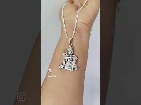 925 Silver Hanuman Pendant