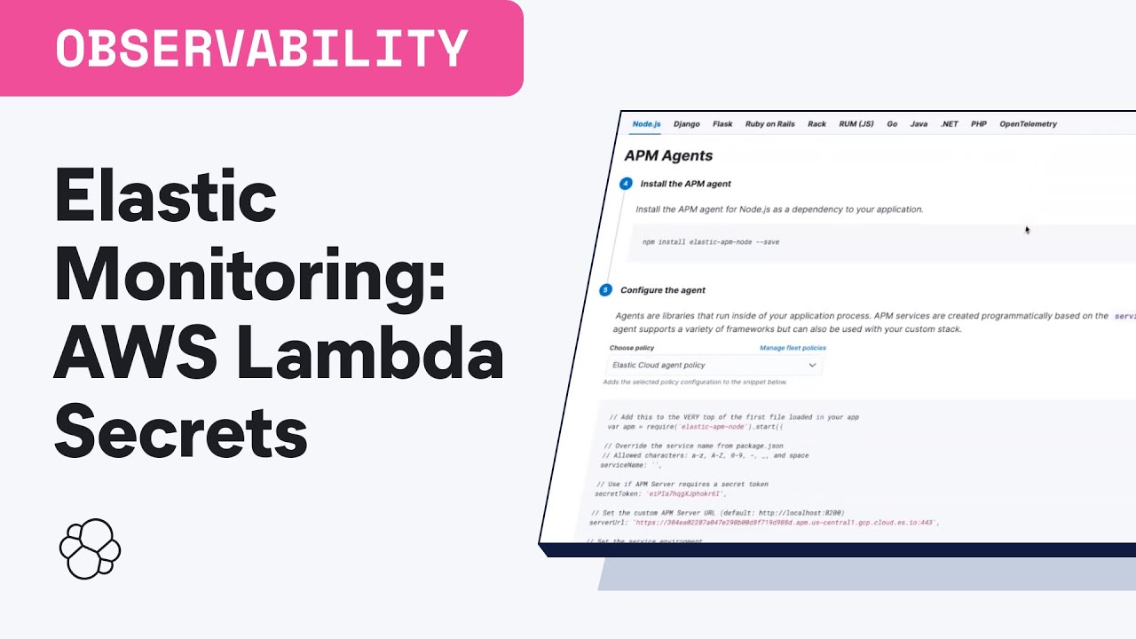 Elastic Monitoring: AWS Lambda Secrets