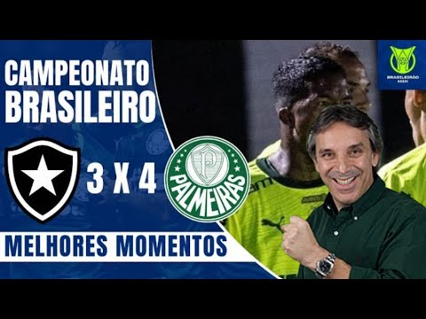 OSCAR ULISSES Botafogo 3x4 Palmeiras Globo/CBN Brasileirão 2023