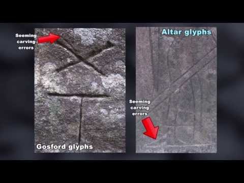 Gosford Glyphs vs Sydney's Sphinx Altar Glyphs (errm….ya!)