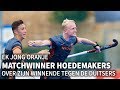 Matchwinner Hoedemakers: 'Heerlijk gevoel om de winnende te maken tegen de Duitsers'