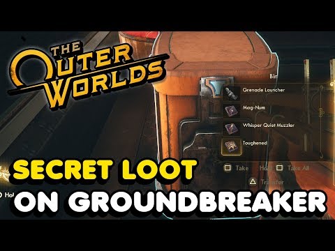 The Outer Worlds - Secret Loot Location on Groundbreaker