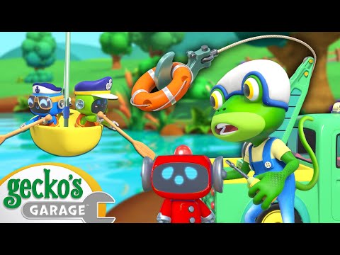 Something Fishy Going On! | Gecko's Garage | Trucks For Children | Cartoons For Kids