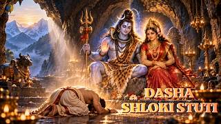 DASHA SHLOKI STUTI 🔱 Powerful Shiva Stotram for Peace, Protection & Complete Surrender