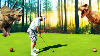 I PLAYED IN JURASSIC WORLD! PGA Tour 2K21 Gameplay