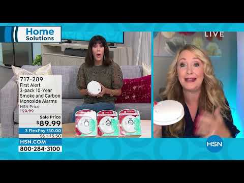 First Alert 3pack 10Year Smoke and Carbon Monoxide Alarms