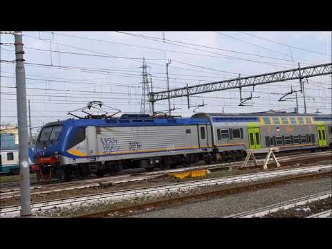 TRENI MERCI, INERCYTI E REGIONALI IN TRANSITO A PIACENZA. SAB. 8 - 10 - 2016