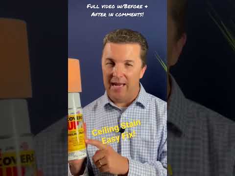 Ceiling Stain Easy Fix