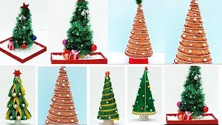 5 Easy Christmas Tree Ideas DIY - How to Make Easy Handmade X-MAs Tree at home - X-mas craft ideas