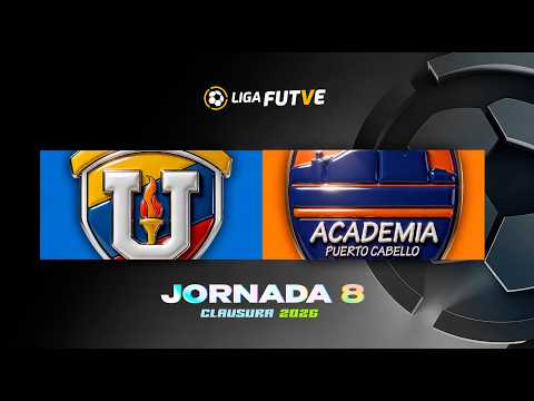 🔥🔥🔥UCVenezuela FC 🟡🔵🔴 Vs. Academia Puerto Cabello 🟠🔵🟠 | Liga FUTVE | Apertura 2025 | Fecha 8🔥🔥🔥