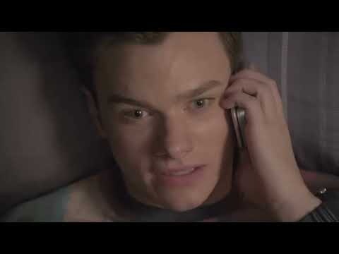 Struck by Lightning 2012 trailer frame — Carson Phillips schemes in the high-school hallway