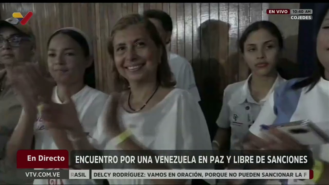 Diosdado Cabello en Cojedes, peregrinación contra las sanciones, 22 de abril de 2026