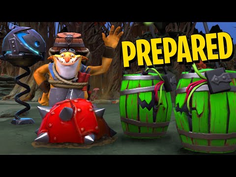 Techies the Prepared - DotA 2 Funny Moments