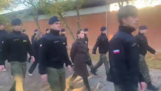 Wideo: Jubileusz 60-lecia Zespo�u Szk� nr 2 w Lubinie - przemarsz klas mundurowych