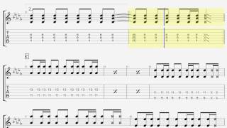 [Alexandros] Famous Day ギター タブ guitar TAB