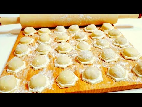 Пельмени Домашние Очень Вкусные Простой Рецепт Тесто для Пельменей dumplings recipe