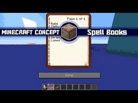 MINECRAFTdotNET | Minecraft Community Channel - Minecraft Concept: Spellbooks in Vanilla Minecraft