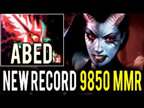 Bye Bye Paparazi! New Top 1 MMR World Human Abed 9850 MMR World Record! Dota 2