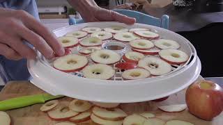Dehydrating Apples and Sweet Potatoes In My Presto Dehydro