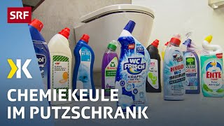Putzmittel im Test: WC- und Badreiniger problematisch für Gesundheit | 2019 | Kassensturz | SRF