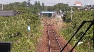 【後面展望】JR山陰本線　益田→長門市　2025年