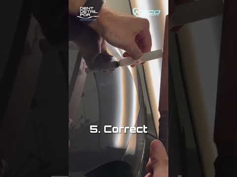 Thumbnail for Glue Pull Repair | Paintless Dent Removal BMW IX4 | electric car, no power down needed! | PDR GPR by BMW iX4