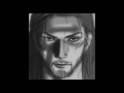 Photoshopでバガボンドの宮本武蔵を描いてみた