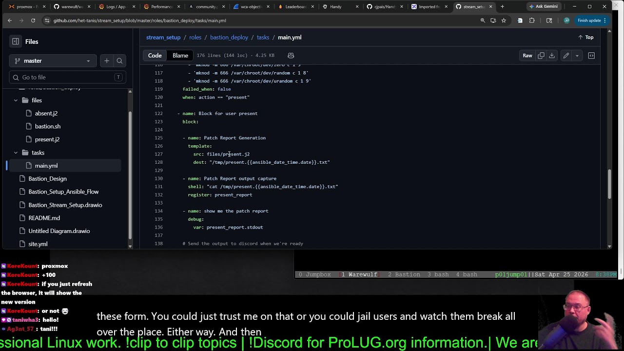 Topics in Linux and systems engineering.
