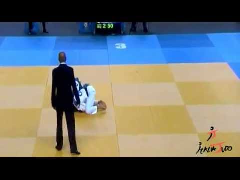 italiajudo_POREC 2012 EC U20_55kg Aurelien Claux (FRA) vs Luca Cavallo (ITA)