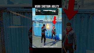 M590 Shotgun Explosive Ability 🔥 Free Fire New Gun M590 Trick #srikantaff