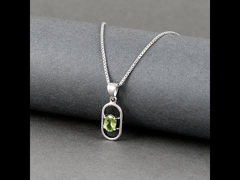 Femme Jam 925 Sterling Silver Natural Peridot Gemstone Designer