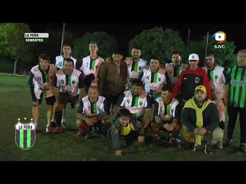 LA PEÑA 4 vs DEMENTES CITY 0 - Fútbol Comercial Racing FC San José de la Esquina