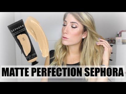 NUEVA BASE DE SEPHORA!!! | Matte Perfection Foundation | REVIEW + DEMO
