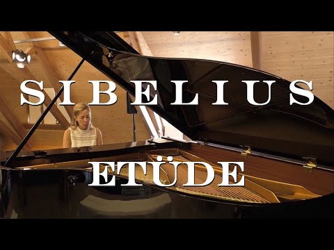 Sibelius Klavierstück Etude Piano Piece op. 76 No. 2 a-minor Nr. 2 a-moll - Magdalena Galka, piano