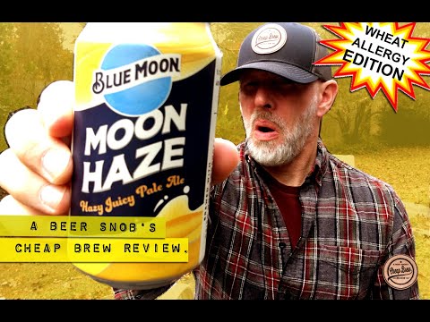 Blue Moon Moon Haze Hazy Juicy Pale Ale Beer Review by A Beer Snob's Cheap Brew Review