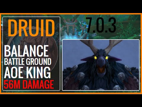 Balance Druid Battleground - Strongest AOE Damage in 7.0.3