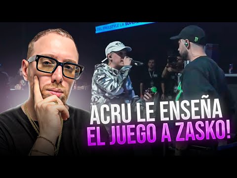 ¡ACRU LE ENSEÑA EL JUEGO A ZASKO! | ZASKO VS ACRU FMS WORLD SERIES J3