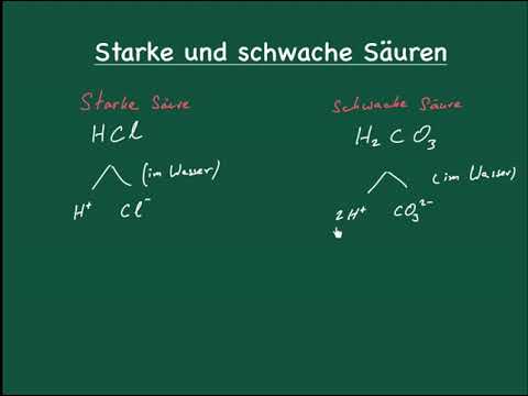 Why are there strong and weak acids?