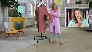 All Worthy Hunter McGrady Waffle Knit Wide Leg Pant on QVC