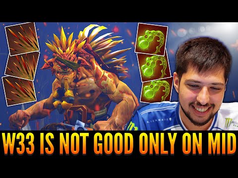 👉 W33 Try Something New - Switching From Mid To Offlane With Bristleback - Non Stop Intensive Fights