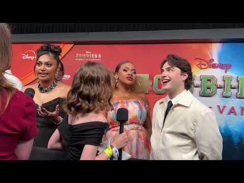 Interview Dara Renee & Joshua Colley #zombies4 premiere