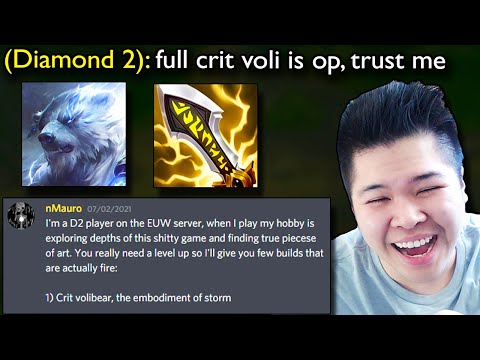 Diamond 2 player tells me that Full Crit Volibear is OP.. and it actually makes a lot of sense
